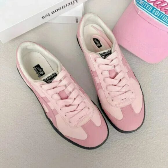Onitsuka Tiger by Asics Women's Pink and Black Fashion Shoes❤️ - Picture 5 of 5
